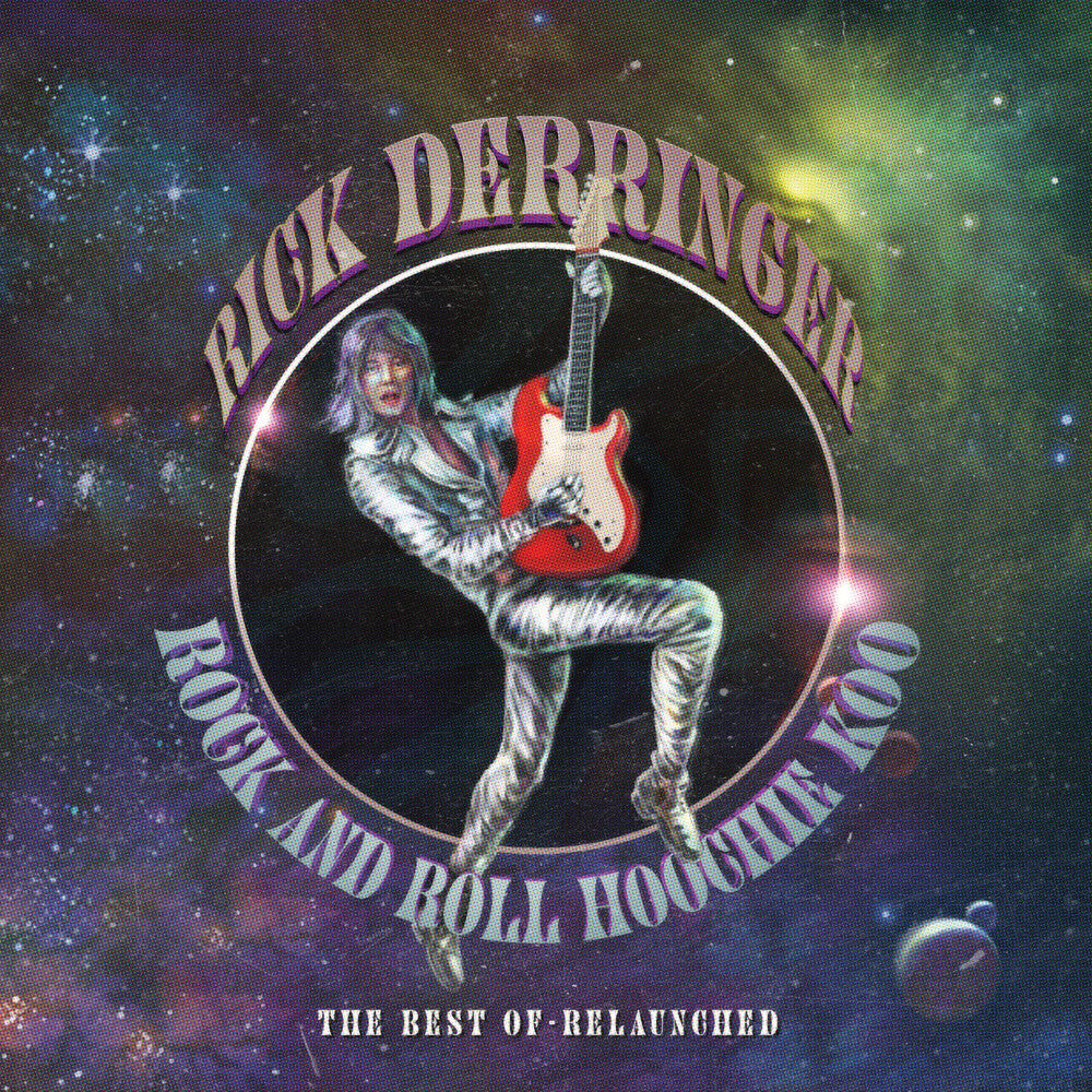 the album cover for Rick Derringer - Rock & Roll Hoochie Koo - Best Of - Purple [Colored Vinyl]
