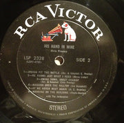Elvis Presley : His Hand In Mine (LP, Album, RE)