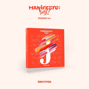 the album cover for ENHYPEN - MANIFESTO : DAY 1 [J : ENGENE Ver.]