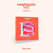 the album cover for ENHYPEN - MANIFESTO : DAY 1 [D : ENGENE Ver.]