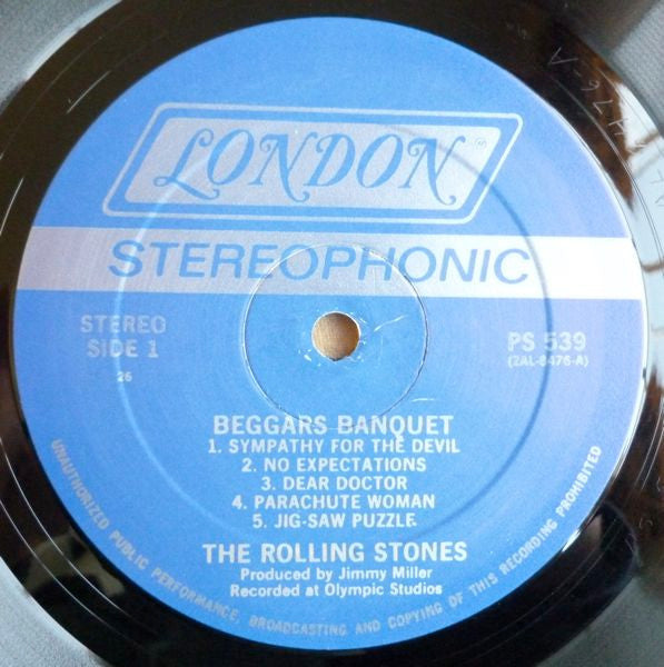 The Rolling Stones : Beggars Banquet (LP, Album, RE, PRC)