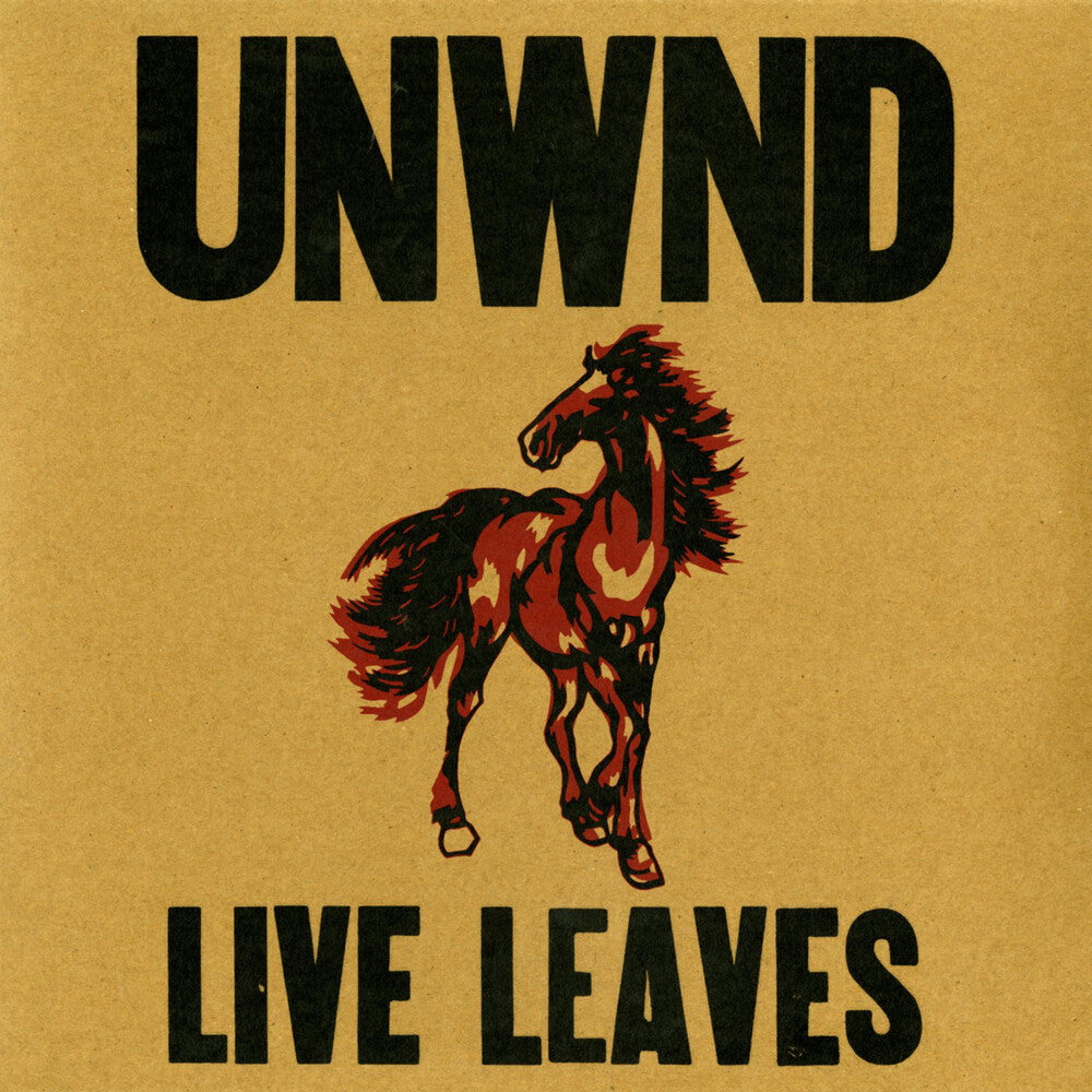the album cover for Unwound - Live Leaves [2LP]
