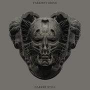 the album cover for Parkway Drive - Darker Still [Indie Exclusive Limited Edition Clear with Red Smoke LP]