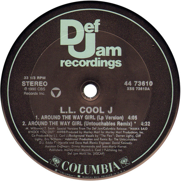 L.L. Cool J* : Around The Way Girl (12", Single)