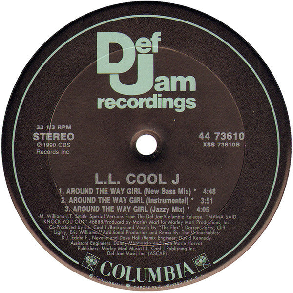 L.L. Cool J* : Around The Way Girl (12", Single)