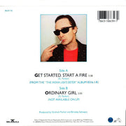 Graham Parker : Get Started. Start A Fire (7")