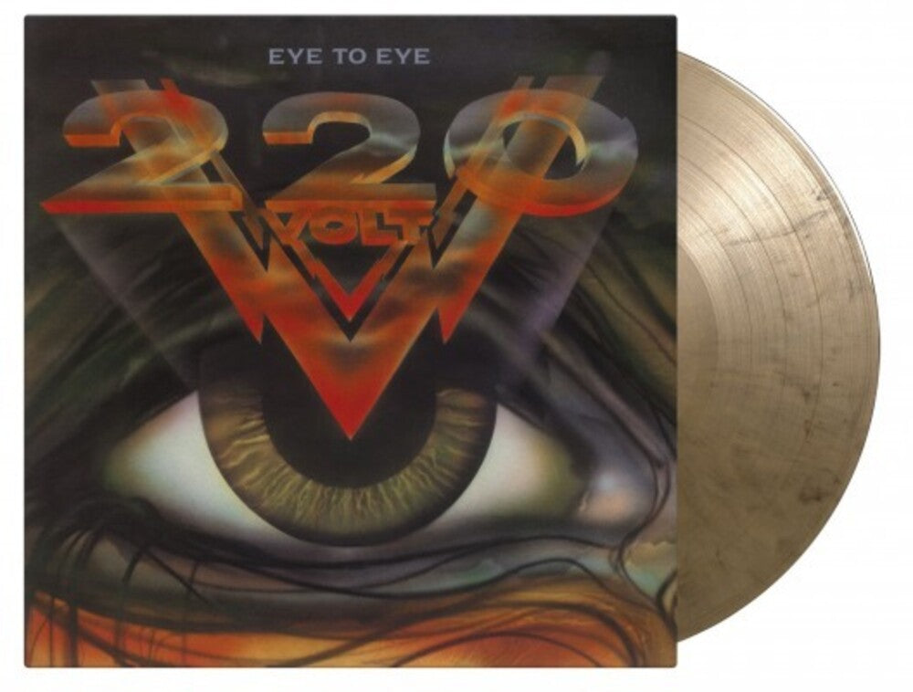 the album cover for 220 Volt - Eye To Eye (Blk) [Colored Vinyl] (Gol) [Limited Edition] [180 Gram] (Hol)