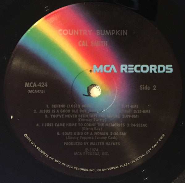 Cal Smith : Country Bumpkin (LP, Album, Pin)
