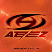 the album cover for Ateez - World Ep.1 - Movement (Post) (Phob) (Phot) [Digipak]