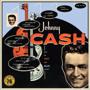 the album cover for Johnny Cash - With His Hot And Blue Guitar: Sun Records 70th / Remastered 2022 [LP]