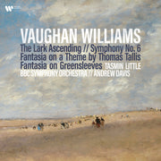 the album cover for TASMIN LITTLE - Vaughan Williams: Lark Ascending, Sym 6, Fantasia on a Theme by Tallis