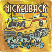 the album cover for Nickelback - Get Rollin' [Transparent Orange LP]