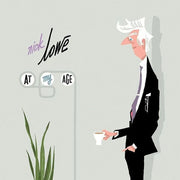 the album cover for Nick Lowe - At My Age