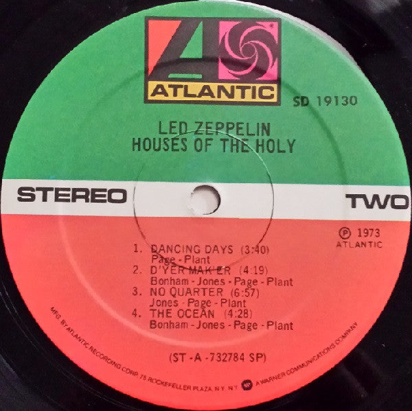 Led Zeppelin : Houses Of The Holy (LP, Album, RE, Spe)
