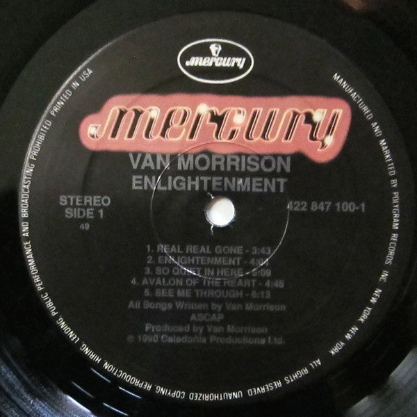 Van Morrison : Enlightenment (LP, Album, Spe)