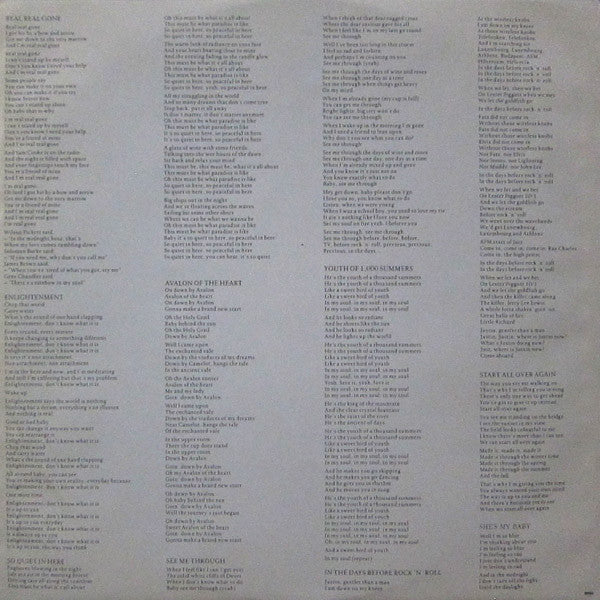 Van Morrison : Enlightenment (LP, Album, Spe)