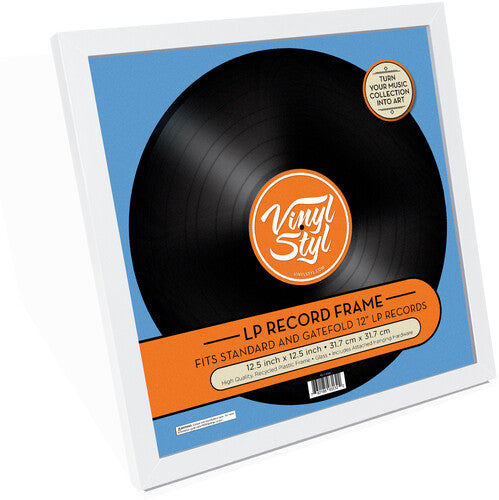 Vinyl Styl® 12 Inch Vinyl Record Display Frame - Wall Hanging (White)