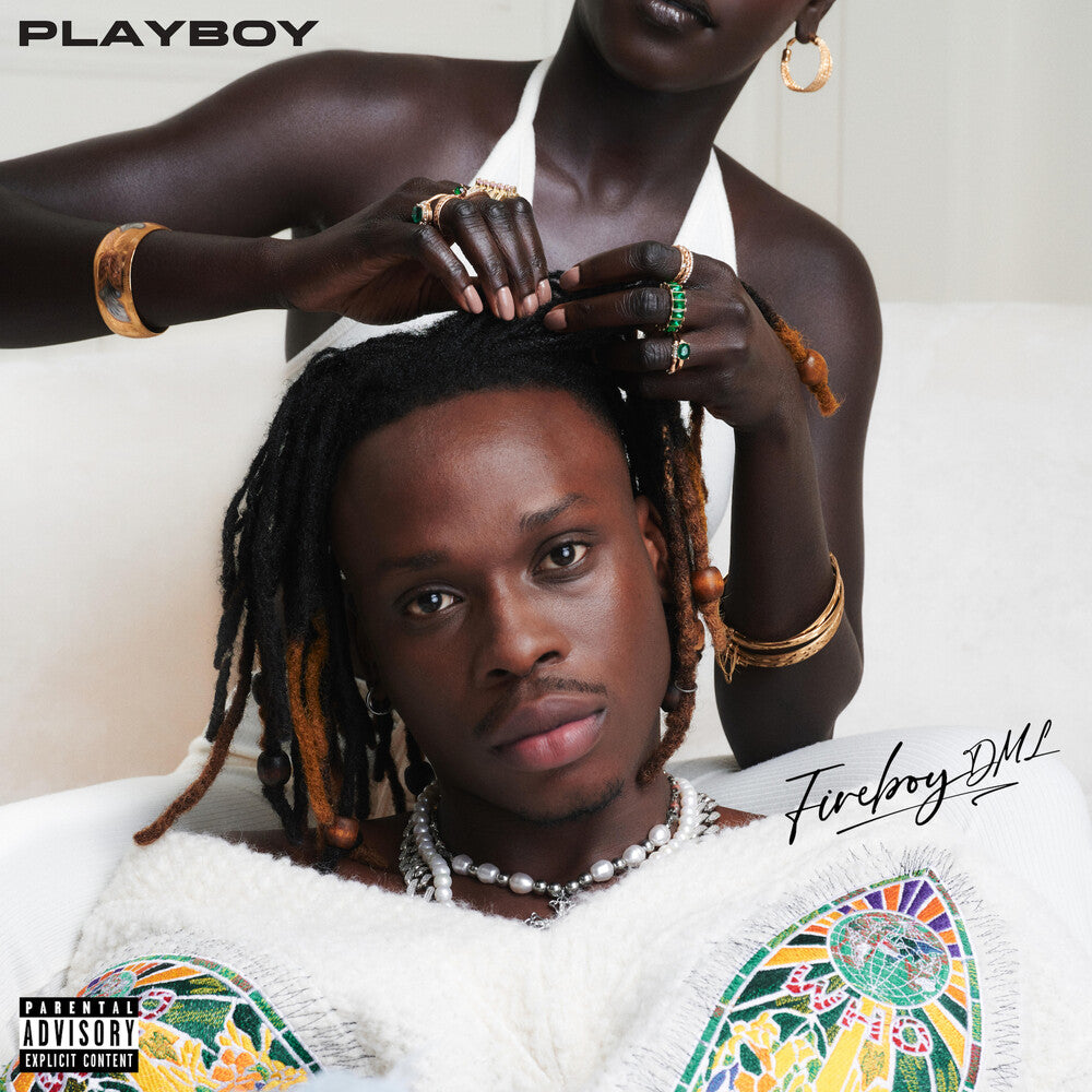 the album cover for Fireboy Dml - Playboy - Bone [Colored Vinyl] (Gate)