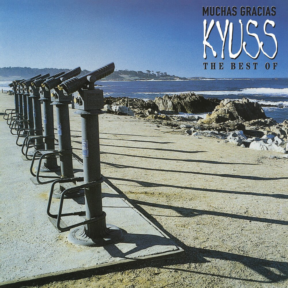 the album cover for Kyuss - Muchas Gracias: The Best of Kyuss [Translucent Blue 2LP]