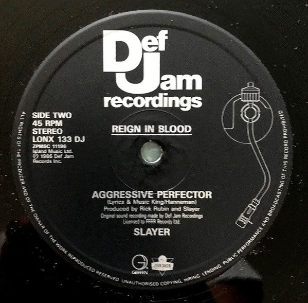 Slayer : Criminally Insane (Remix) (12", Promo)