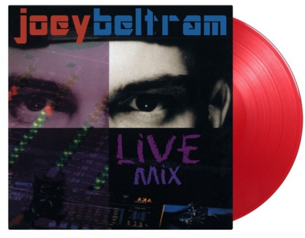 the album cover for Joey Beltram - Live Mix (Bonus Tracks) [Colored Vinyl] [Limited Edition] [180 Gram] (Red)