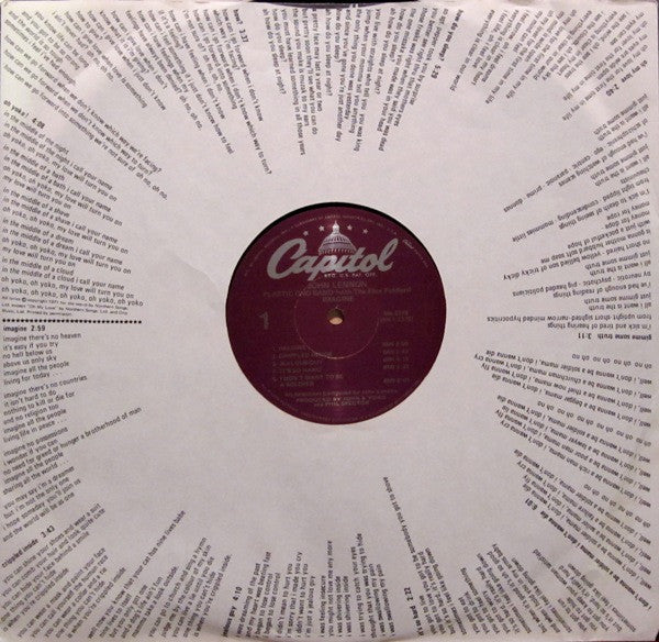 John Lennon : Imagine (LP, Album, RE, Pur)