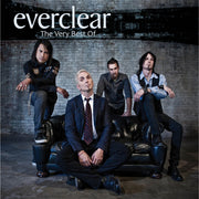 the album cover for Everclear - The Very Best Of [Limited Edition Yellow/Black Splatter LP]
