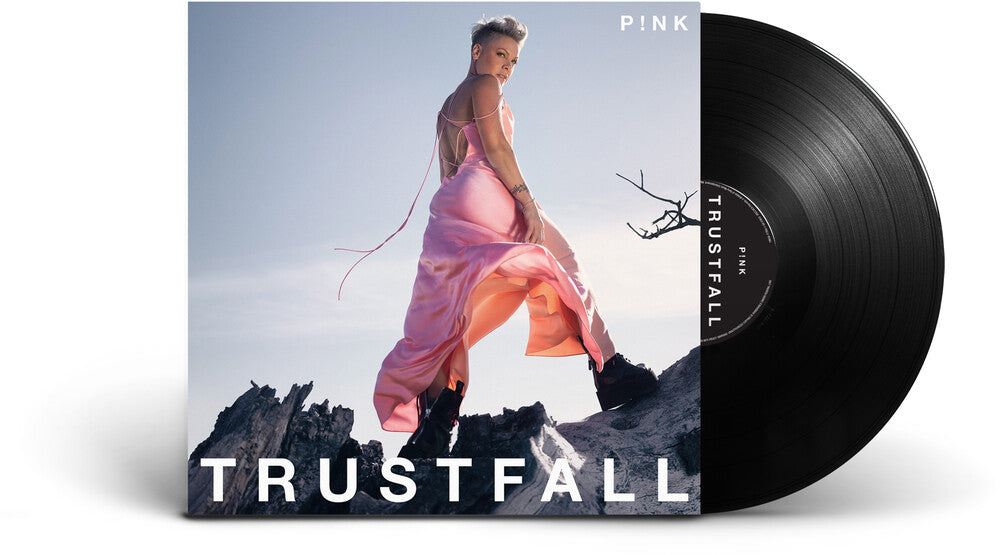 the album cover for P!NK - TRUSTFALL [LP]