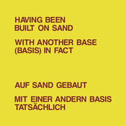 the album cover for Dickie Landry - Having Been Built On Sand (Uk)