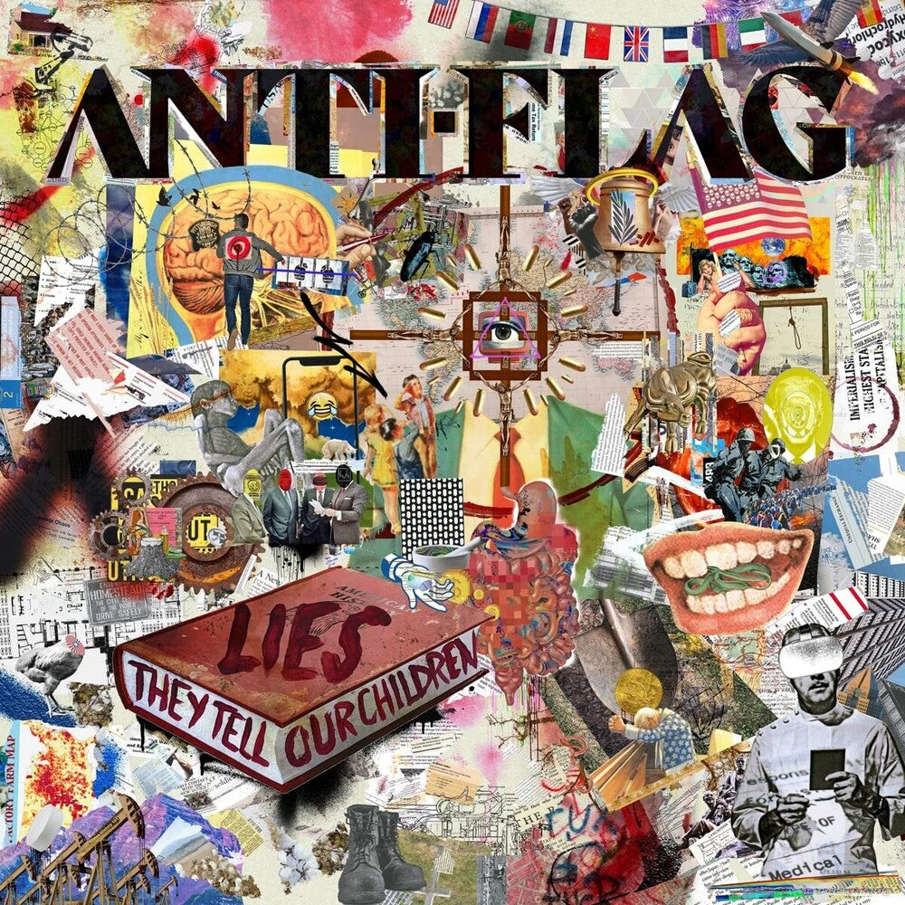 the album cover for Anti-Flag - Lies They Tell Our Children [LP]