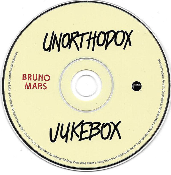 Bruno Mars : Unorthodox Jukebox (CD, Album)