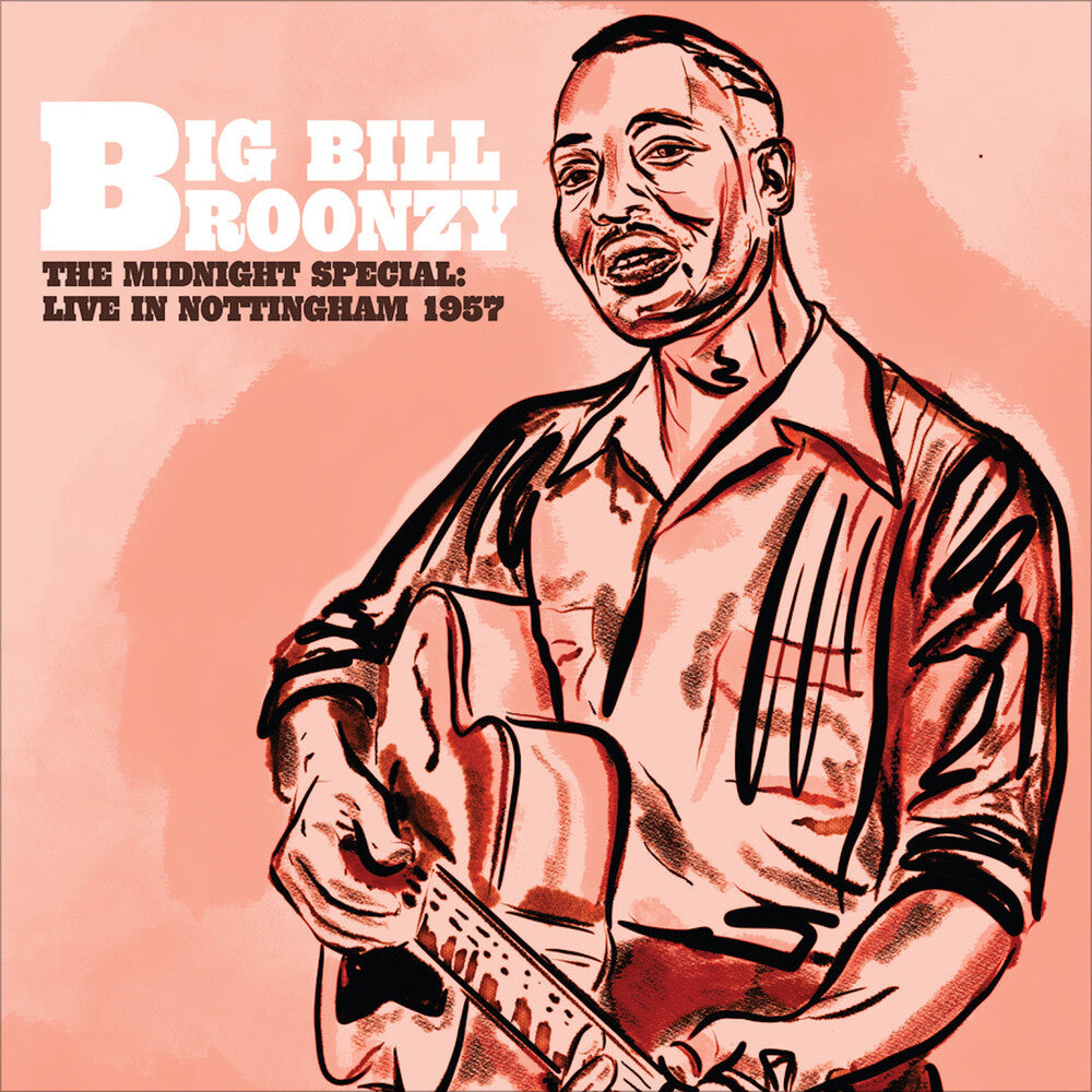 the album cover for Big Broonzy  Bill - Midnight Special: Live In Nottingham - 1957 [Colored Vinyl]