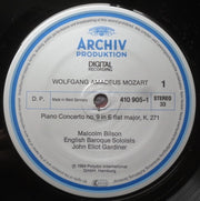 Wolfgang Amadeus Mozart, Malcolm Bilson, The English Baroque Soloists • John Eliot Gardiner : Piano Concertos Nos. 9 & 11 = Klavierkonzerte = Concertos Pour Piano K.271 & K.413 (LP, Gat)