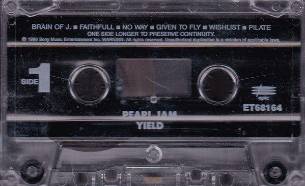 Pearl Jam : Yield (Cass, Album)