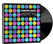 the album cover for Marvin Gaye - Greatest Hits Live in '76 [LP]