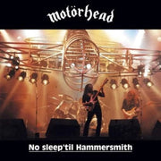 the album cover for Motörhead - No Sleep 'til Hammersmith (Uk)