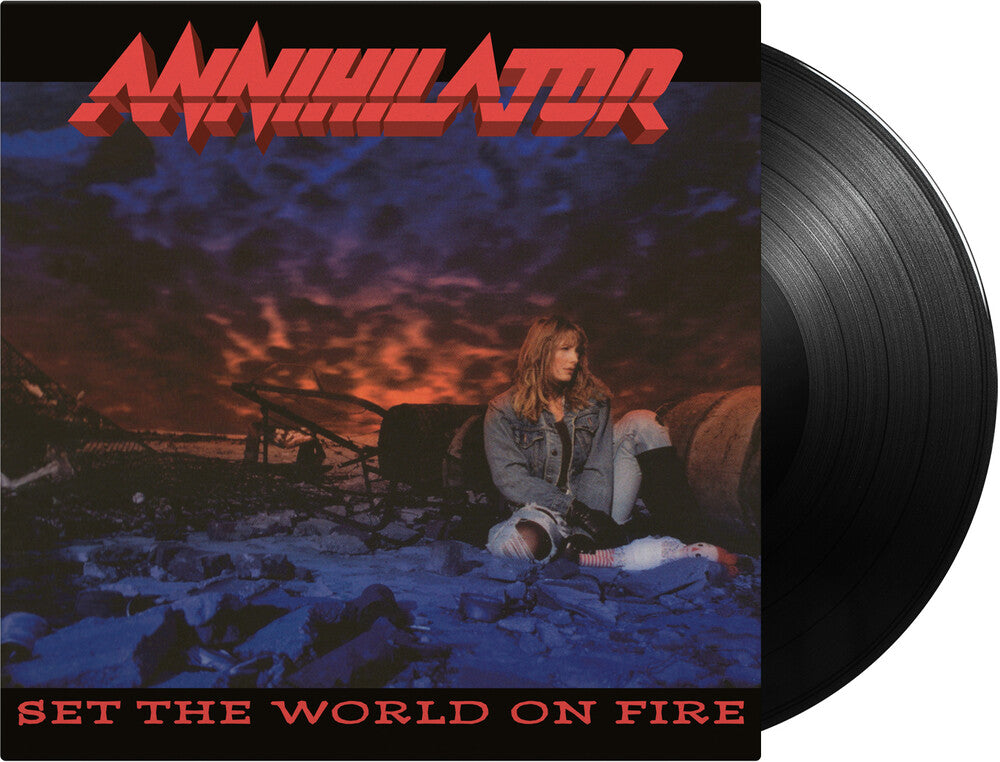 the album cover for Annihilator - Set The World On Fire (Blk) [180 Gram] (Hol)