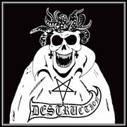 the album cover for Destruction - Bestial Invasion Of Hell (Pict)