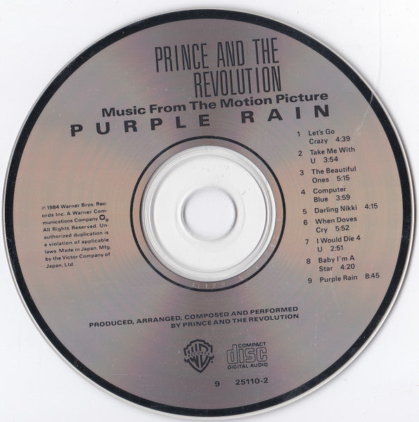 Prince And The Revolution : Purple Rain (CD, Album, RE)