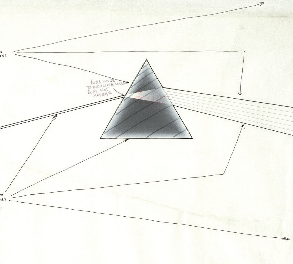 the album cover for Pink Floyd - The Dark Side Of The Moon: Live At Wembley Empire Pool, London, 1974 [LP]