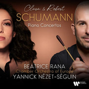 the album cover for Beatrice Rana - Clara Wieck-Schumann & Robert Schumann: Pno Cons