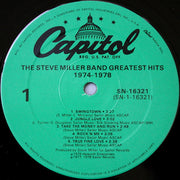 The Steve Miller Band* : Greatest Hits 1974-78 (LP, Comp, RE, Spe)