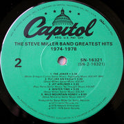 The Steve Miller Band* : Greatest Hits 1974-78 (LP, Comp, RE, Spe)
