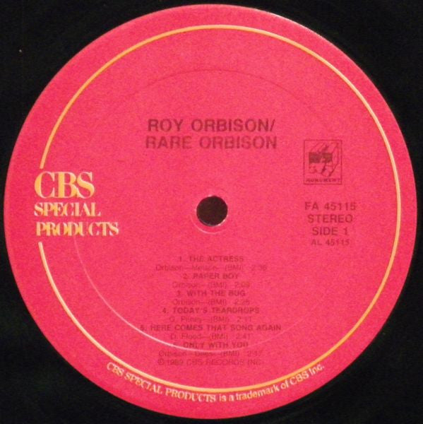 Roy Orbison : Rare Orbison (LP, Comp)