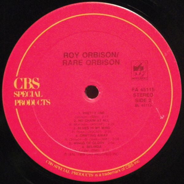 Roy Orbison : Rare Orbison (LP, Comp)