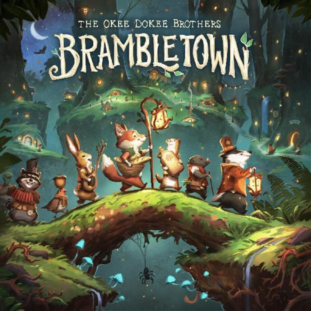 the album cover for Okee Dokee Brothers - Brambletown [Clear Vinyl] (Tan)
