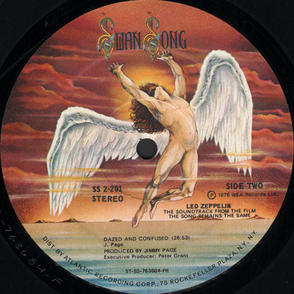 Led Zeppelin : The Soundtrack From The Film The Song Remains The Same (2xLP, Album, Pre)
