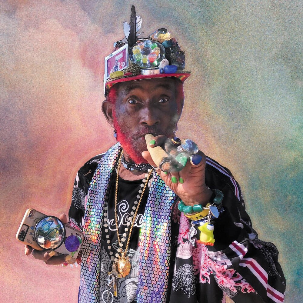 the album cover for New Age Doom / Perry, Lee Scratch - Remix The Universe