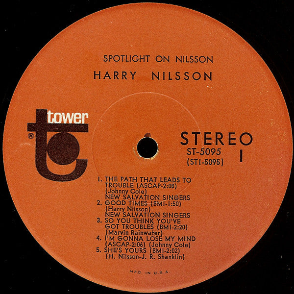 Harry Nilsson : Spotlight On Nilsson (LP, Comp)