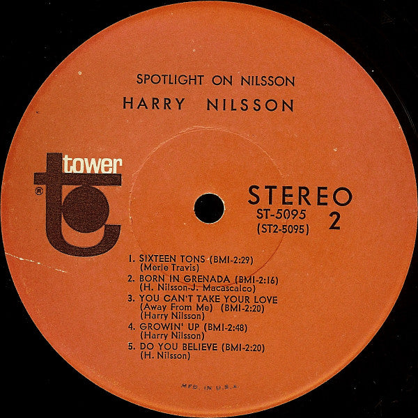 Harry Nilsson : Spotlight On Nilsson (LP, Comp)